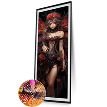 Load image into Gallery viewer, Dark Angel 30*90CM(Canvas) Full Round Drill Diamond Painting
