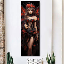 Load image into Gallery viewer, Dark Angel 30*90CM(Canvas) Full Round Drill Diamond Painting
