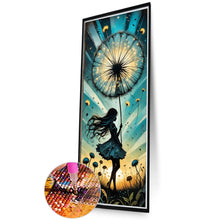 Load image into Gallery viewer, Dandelion Girl 40*90CM(Canvas) Full Round Drill Diamond Painting
