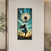 Load image into Gallery viewer, Dandelion Girl 40*90CM(Canvas) Full Round Drill Diamond Painting
