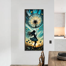 Load image into Gallery viewer, Dandelion Girl 40*90CM(Canvas) Full Round Drill Diamond Painting
