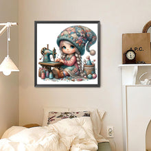 Load image into Gallery viewer, Sewing Machine Girl 40*40CM(Canvas) Full Round Drill Diamond Painting
