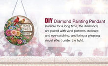 Load image into Gallery viewer, Sweet Home 2D Flat DIY Diamond Art Pendant Window Hanging Art for Home Decor
