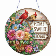 Load image into Gallery viewer, Sweet Home 2D Flat DIY Diamond Art Pendant Window Hanging Art for Home Decor
