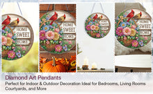 Load image into Gallery viewer, Sweet Home 2D Flat DIY Diamond Art Pendant Window Hanging Art for Home Decor
