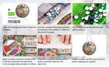 Load image into Gallery viewer, Sweet Home 2D Flat DIY Diamond Art Pendant Window Hanging Art for Home Decor
