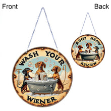 Load image into Gallery viewer, Hot Dog Dachshund 2D Flat DIY Diamond Art Pendant Window Hanging Art Home Decor
