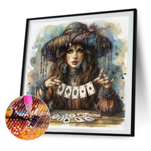 Load image into Gallery viewer, Poker Girl 40*40CM(Picture) Full AB Round Drill Diamond Painting
