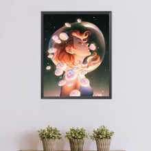 Load image into Gallery viewer, Jellyfish And Girl 40*50CM(Picture) Full AB Round Drill Diamond Painting
