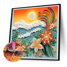 Load image into Gallery viewer, Quilling Landscape 30*30CM(Canvas) Partial Special Shaped Drill Diamond Painting
