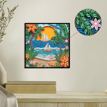 Load image into Gallery viewer, Quilling Landscape 30*30CM(Canvas) Partial Special Shaped Drill Diamond Painting
