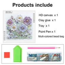 Load image into Gallery viewer, Paper Quilling Flowers 30*30CM(Canvas) Partial Special Shaped Drill Diamond Painting
