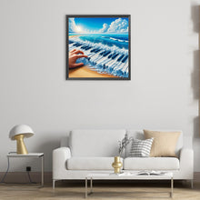 Load image into Gallery viewer, The Piano On The Sea 30*30CM(Canvas) Full Round Drill Diamond Painting
