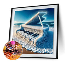 Load image into Gallery viewer, The Piano On The Sea 30*30CM(Canvas) Full Round Drill Diamond Painting
