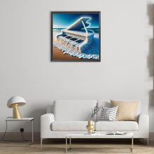 Load image into Gallery viewer, The Piano On The Sea 30*30CM(Canvas) Full Round Drill Diamond Painting
