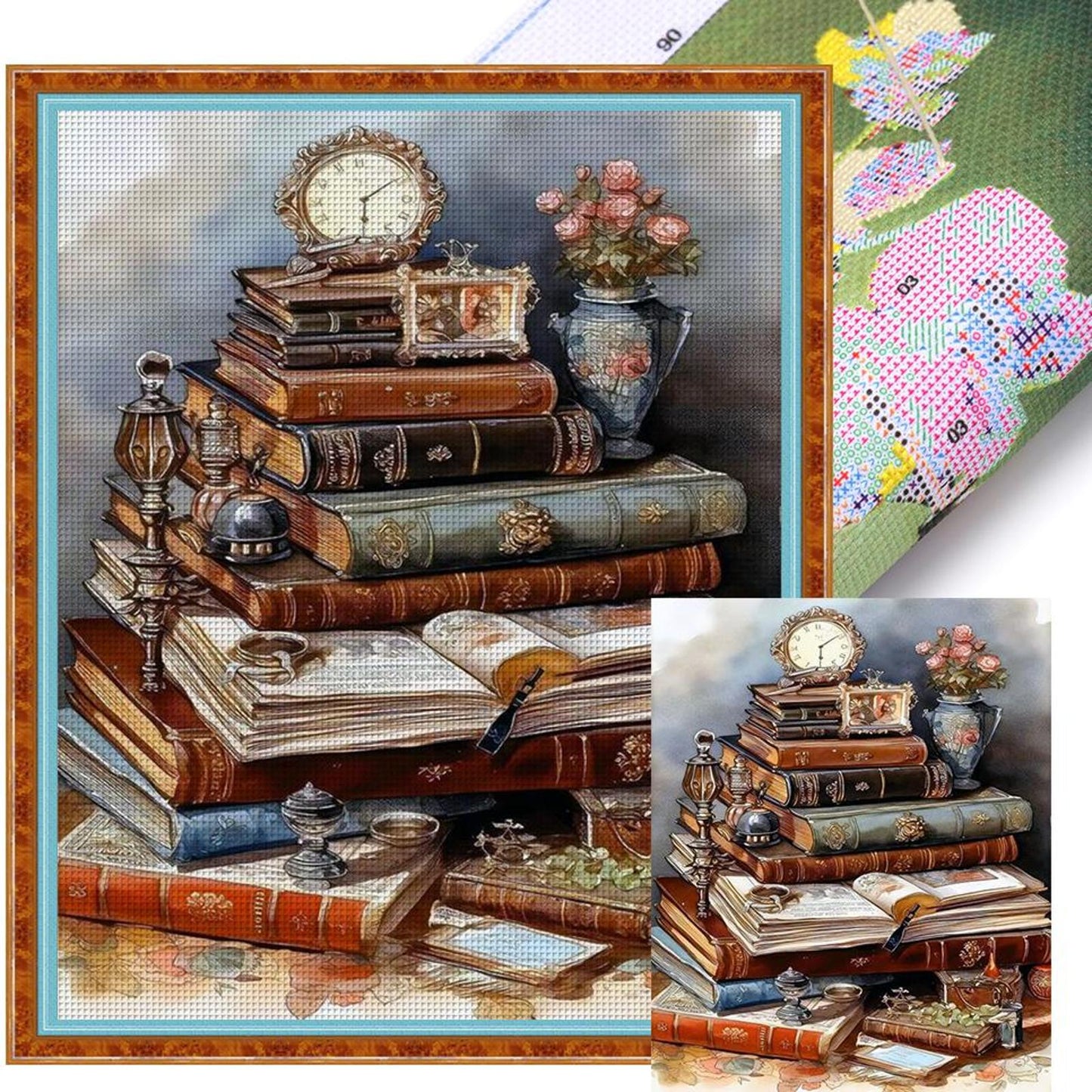 Books - Full 11CT Stamped Cross Stitch 40x50CM - Huacan