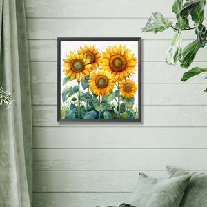 Sunflower 30*30CM(Canvas) Full Square Drill Diamond Painting