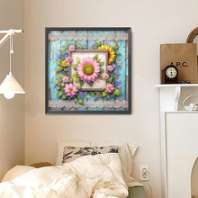 Load image into Gallery viewer, Pink Sunflower 30*30CM(Canvas) Full Round Drill Diamond Painting
