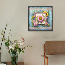 Load image into Gallery viewer, Pink Sunflower 30*30CM(Canvas) Full Round Drill Diamond Painting
