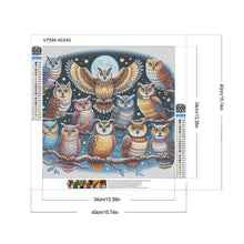 Load image into Gallery viewer, Multiple Owls 40*40CM(Canvas) Full Round Drill Diamond Painting
