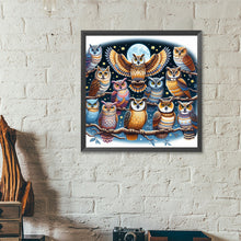 Load image into Gallery viewer, Multiple Owls 40*40CM(Canvas) Full Round Drill Diamond Painting
