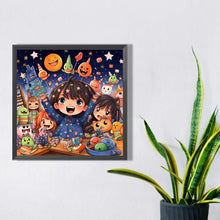 Load image into Gallery viewer, Halloween Kids 40*40CM(Picture) Full Square Drill Diamond Painting
