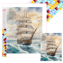 Load image into Gallery viewer, Sailboat 30*40CM(Picture) Full Square Drill Diamond Painting
