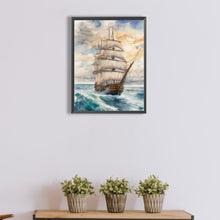 Load image into Gallery viewer, Sailboat 30*40CM(Picture) Full Square Drill Diamond Painting
