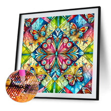 Load image into Gallery viewer, Butterfly Mandala 40*40CM(Canvas) Full Round Drill Diamond Painting
