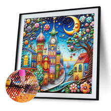 Load image into Gallery viewer, Color House Street 40*40CM(Canvas) Full Round Drill Diamond Painting
