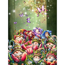 Load image into Gallery viewer, Flower Goblin 30*40CM(Canvas) Full Round Drill Diamond Painting
