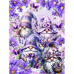 Flower Goblin 30*40CM(Canvas) Full Round Drill Diamond Painting