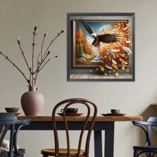 Load image into Gallery viewer, 3D Picture Frame Eagle 40*40CM(Canvas) Full Round Drill Diamond Painting
