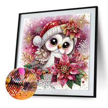 Load image into Gallery viewer, Christmas Owl 30*30CM(Canvas) Full Round Drill Diamond Painting
