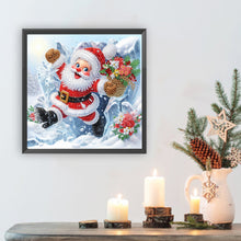 Load image into Gallery viewer, Santa Claus 30*30CM(Canvas) Partial Special Shaped Drill Diamond Painting
