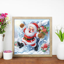 Load image into Gallery viewer, Santa Claus 30*30CM(Canvas) Partial Special Shaped Drill Diamond Painting
