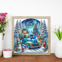 Load image into Gallery viewer, Christmas Car 30*30CM(Canvas) Partial Special Shaped Drill Diamond Painting
