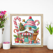 Load image into Gallery viewer, Christmas Ice Cream House 30*30CM(Canvas) Partial Special Shaped Drill Diamond Painting
