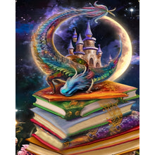 Load image into Gallery viewer, Magic Book Dragon 40*50CM(Canvas) Full Round Drill Diamond Painting
