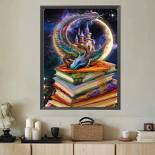 Load image into Gallery viewer, Magic Book Dragon 40*50CM(Canvas) Full Round Drill Diamond Painting
