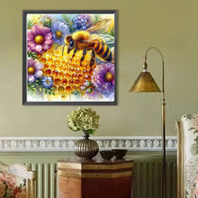 Load image into Gallery viewer, Honey Bee 40*40CM(Canvas) Full Round Drill Diamond Painting
