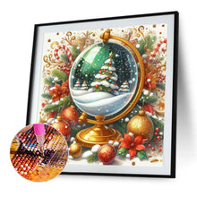 Load image into Gallery viewer, Christmas Tree Globe 40*40CM(Canvas) Full Round Drill Diamond Painting
