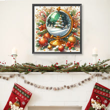 Load image into Gallery viewer, Christmas Tree Globe 40*40CM(Canvas) Full Round Drill Diamond Painting
