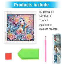 Load image into Gallery viewer, Beauty 30*30CM(Canvas) Partial Special Shaped Drill Diamond Painting
