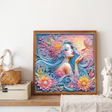 Load image into Gallery viewer, Beauty 30*30CM(Canvas) Partial Special Shaped Drill Diamond Painting
