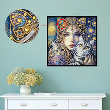 Load image into Gallery viewer, Beauty 30*30CM(Canvas) Partial Special Shaped Drill Diamond Painting
