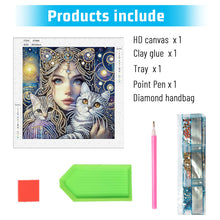 Load image into Gallery viewer, Beauty 30*30CM(Canvas) Partial Special Shaped Drill Diamond Painting
