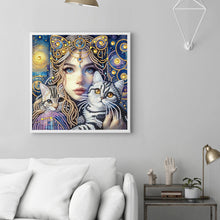 Load image into Gallery viewer, Beauty 30*30CM(Canvas) Partial Special Shaped Drill Diamond Painting
