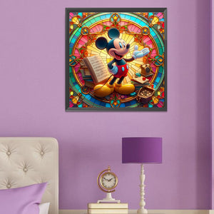 Disney Mickey Mouse 50*50CM(Canvas) Full Round Drill Diamond Painting