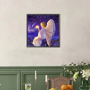 Angels In The Night Sky 40*40CM(Picture) Full AB Round Drill Diamond Painting